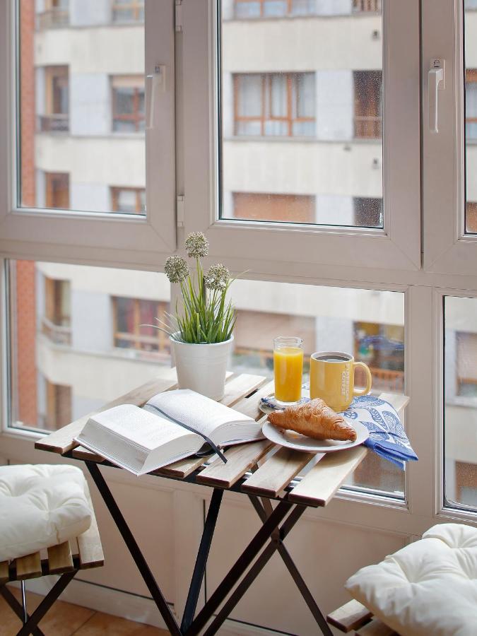115A - Amplia vivienda en Playa San Lorenzo Gijón Exterior foto